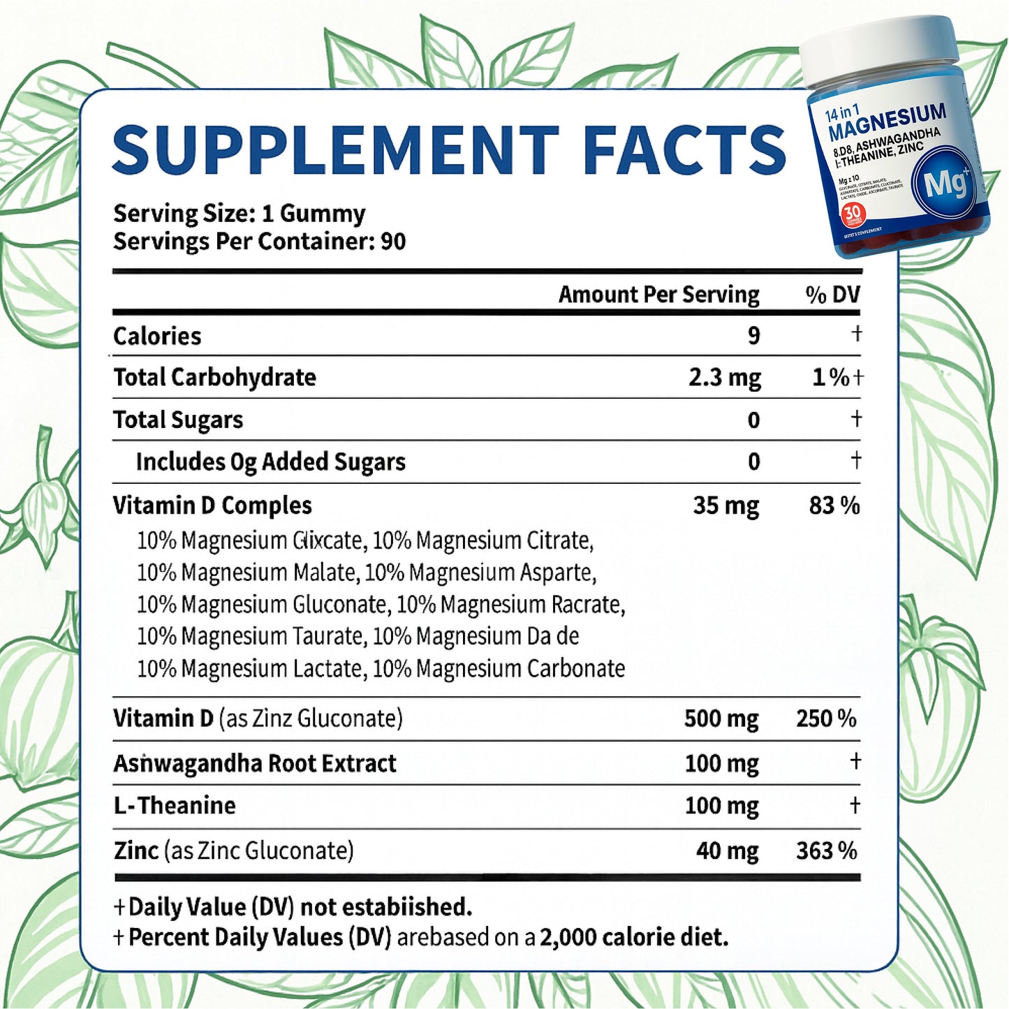 14-In-1 Zempify Magnesium Gummies