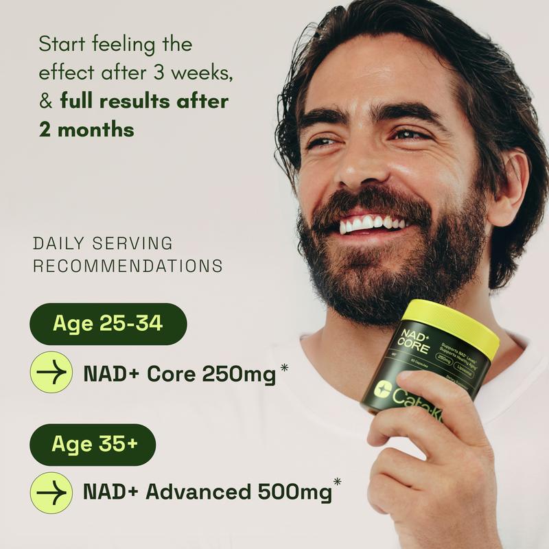 NAD+ Supplement for Skin Aging Support, Energy, and Focus