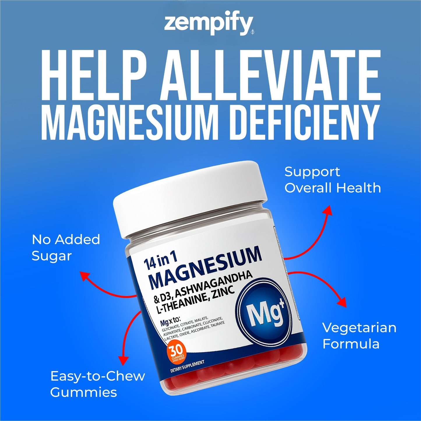 14-In-1 Zempify Magnesium Gummies