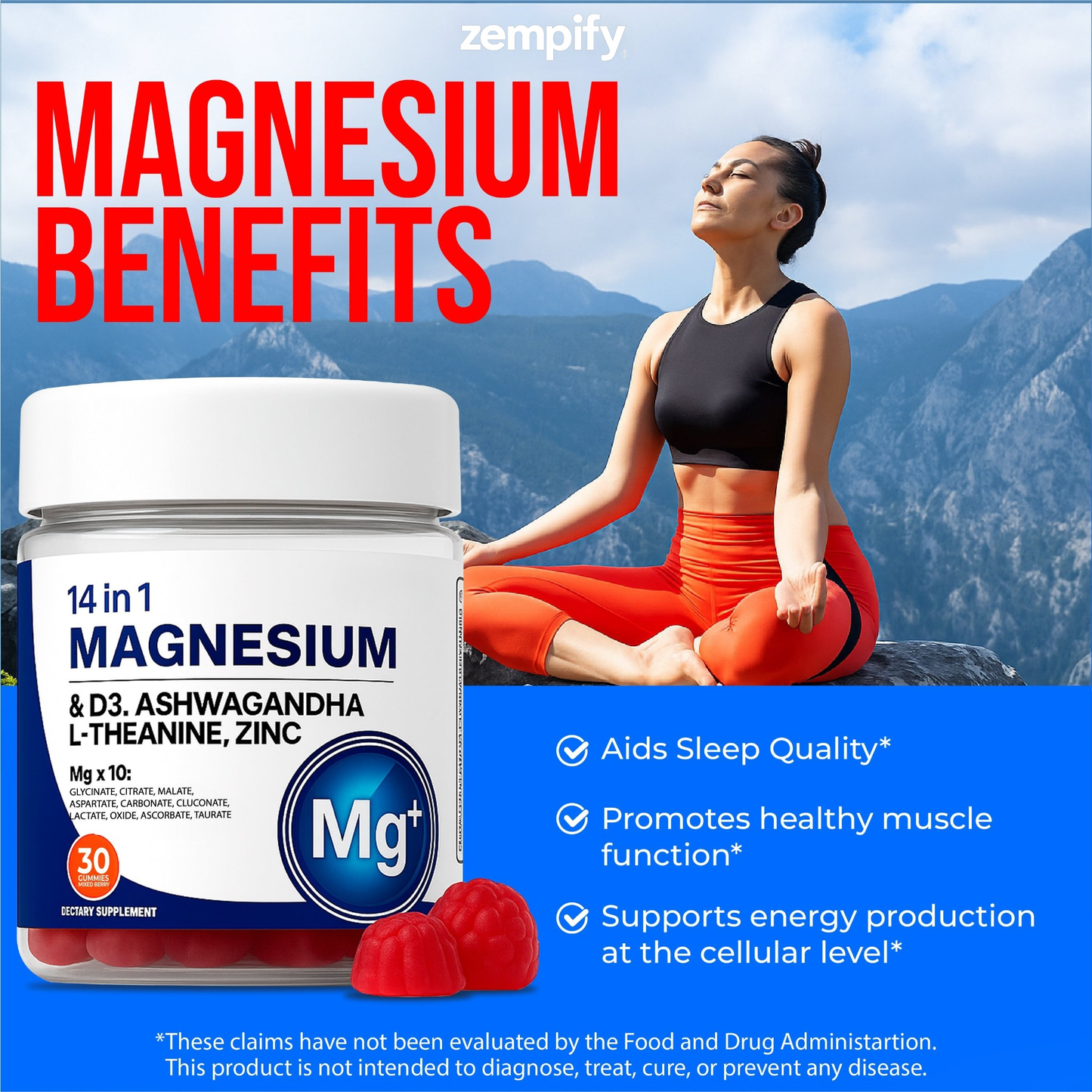 14-In-1 Zempify Magnesium Gummies